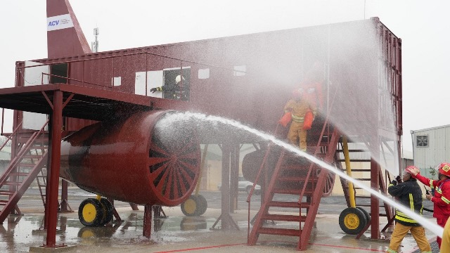ACV khai giảng khóa huấn luyện thực hành nghiệp vụ cứu nạn, chữa cháy tại Cảng HKQT Nội Bài